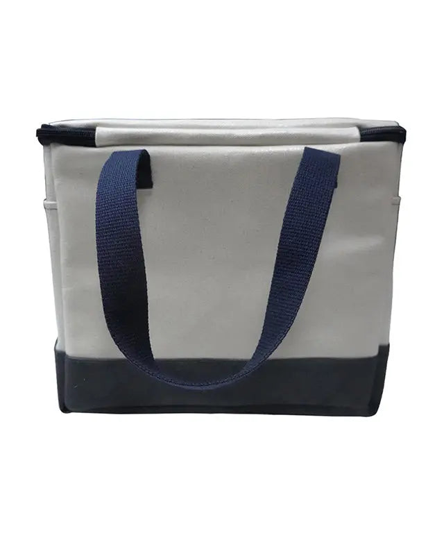 Benecia 12 Canvas Insulated Bag - Navy Amethyst Lucy