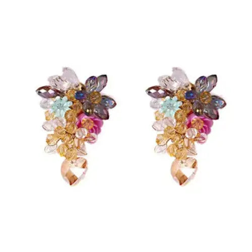 Bohemia Acrylic Flower Earrings - Sexikinis Swim - Nestled Hill