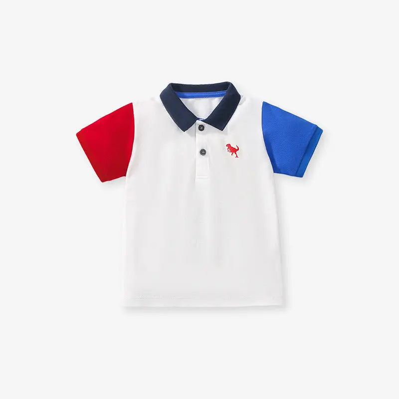 Dinosaur Logo Polo USA Chocolate Lily