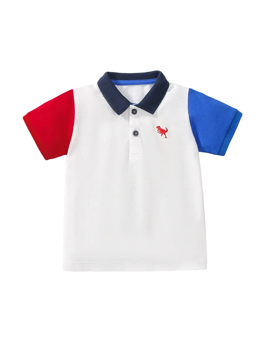 Dinosaur Logo Polo USA Chocolate Lily