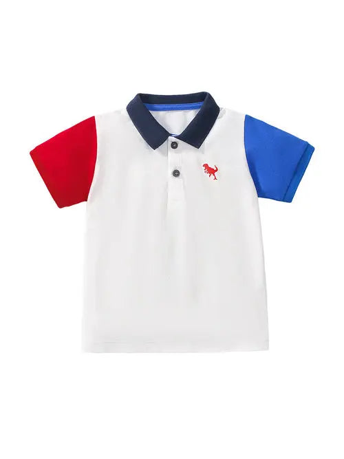 Dinosaur Logo Polo USA Chocolate Lily