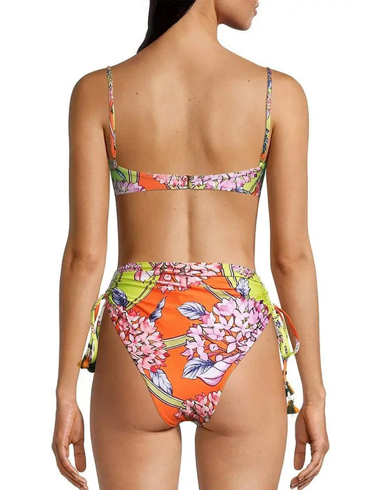 Funky High Waist Two-Piece  Swimsuit - Sexikinis Swim - Nestled Hill