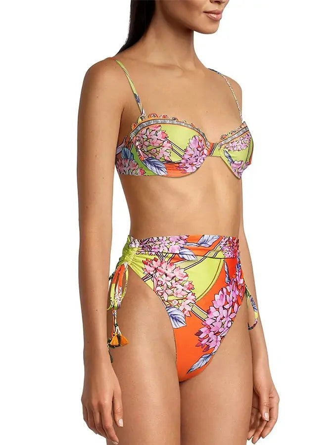 Funky High Waist Two-Piece  Swimsuit - Sexikinis Swim - Nestled Hill