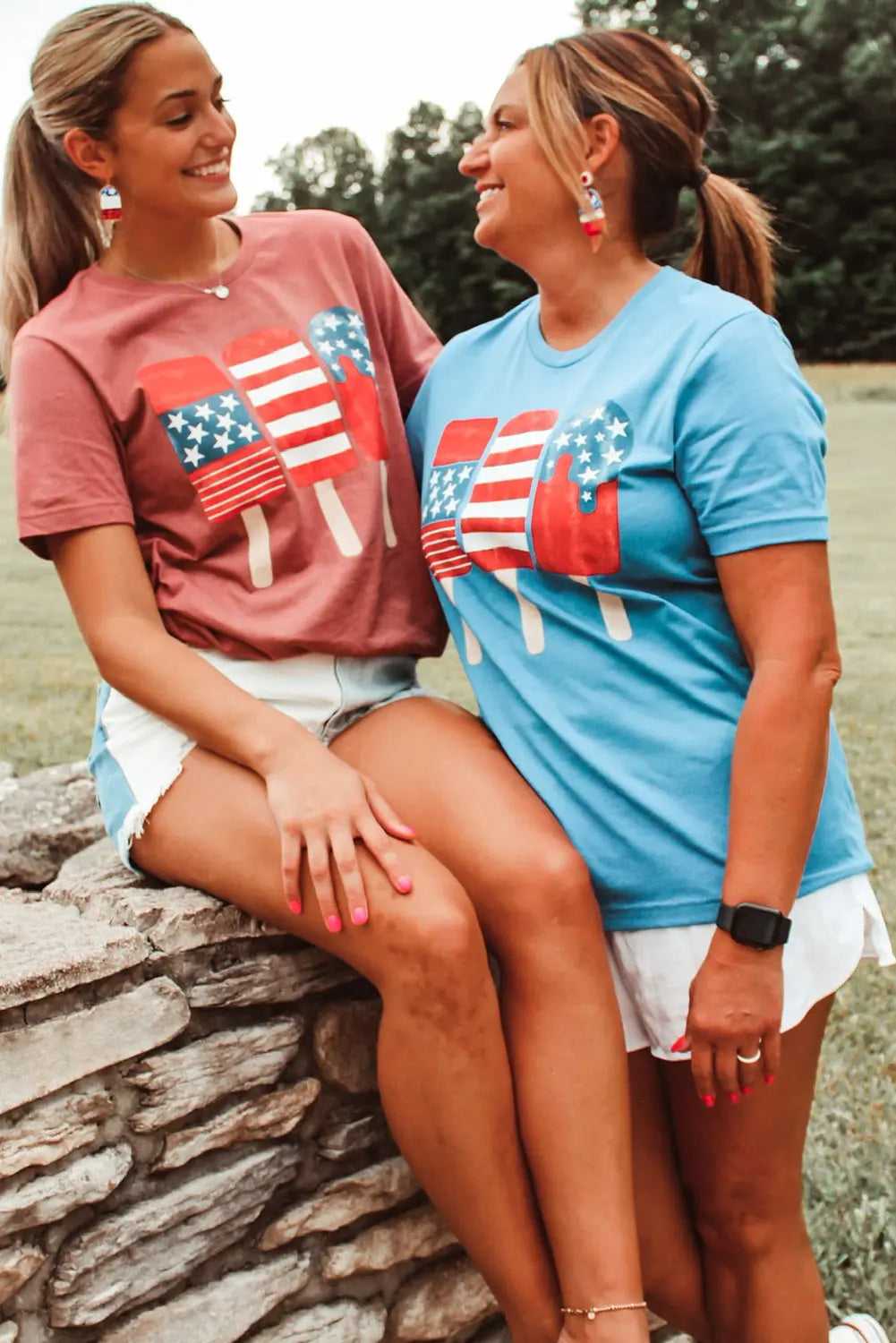 Patriotic Popsicles Short Sleeve Tee - Nestled Hill