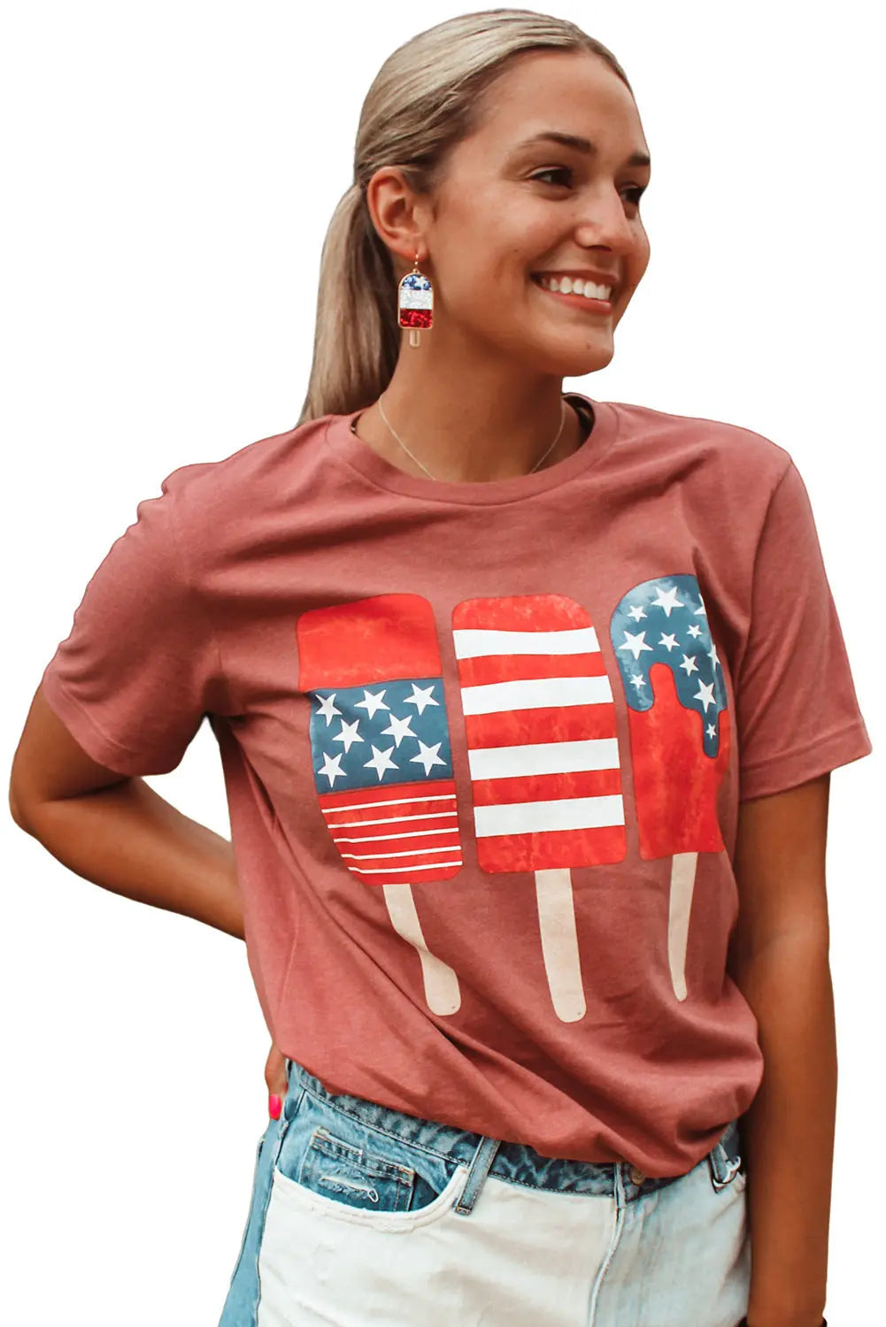 Patriotic Popsicles Short Sleeve Tee - Nestled Hill