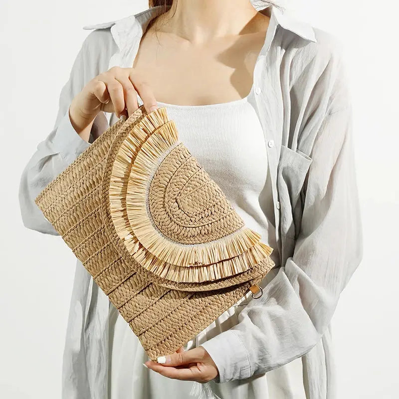 Raffia Straw Weaven Bag - Sexikinis Swim - Nestled Hill