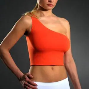 SEAMLESS ONE SHOULDER TOP (LA8131) - Nestled Hill