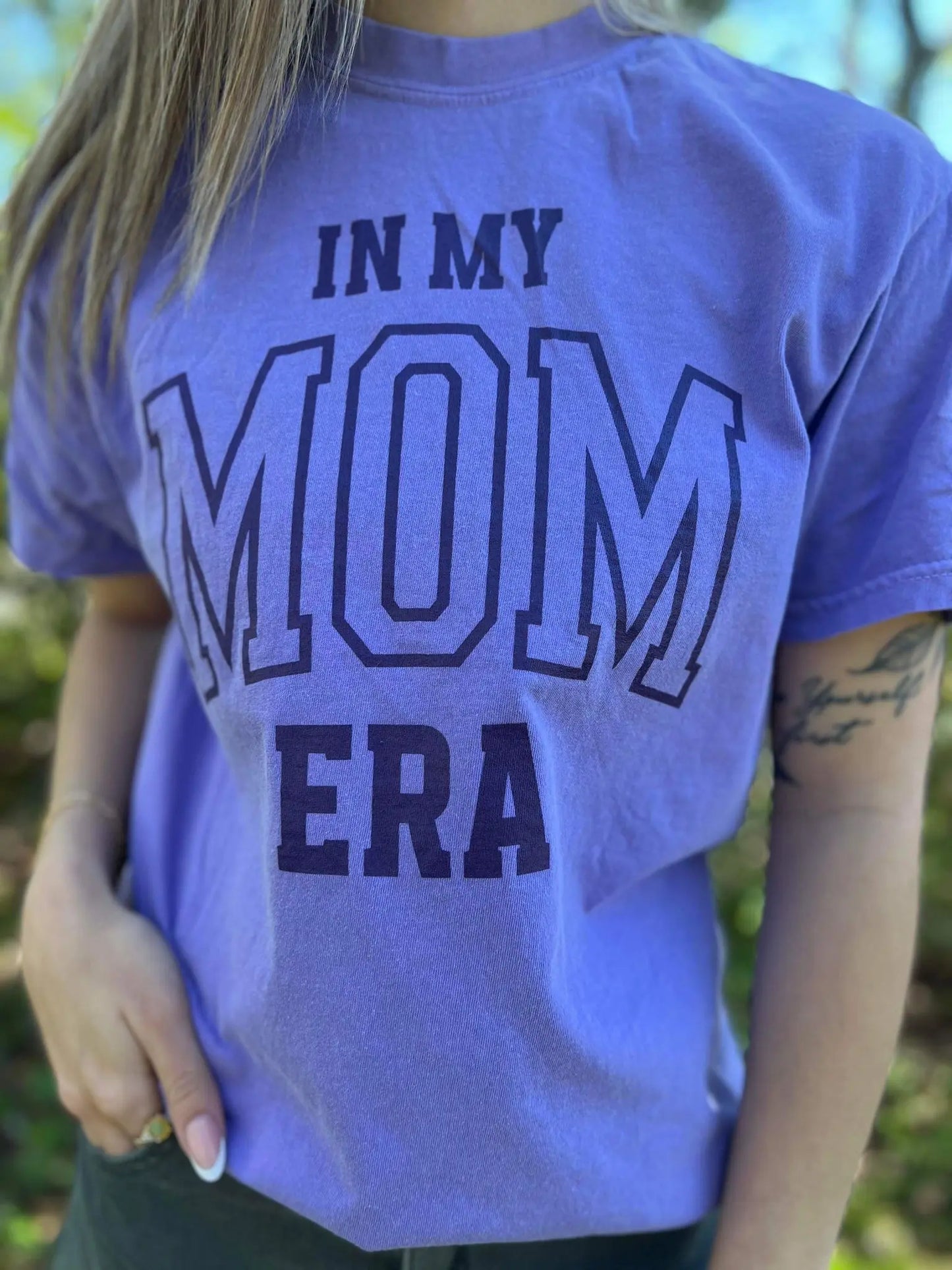 Spring In My Mom Era Tee Blush Hector