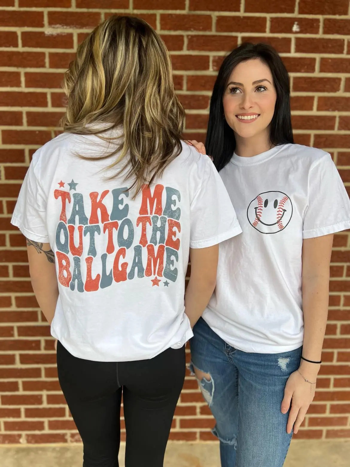 Take Me Out To The Ballgame Tee Blush Hector