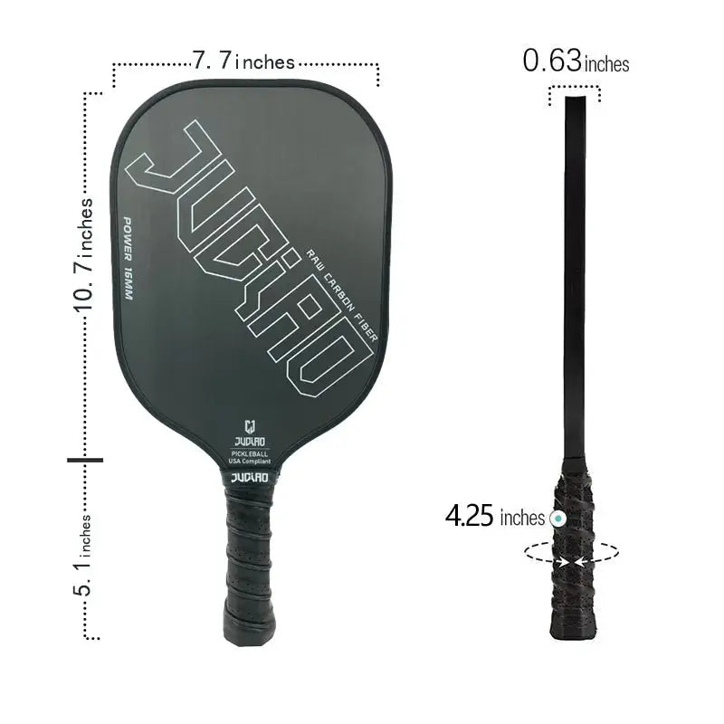 Thermoformed T700 Raw Carbon Fiber Pickleball Paddle Spin Textured AliExpress