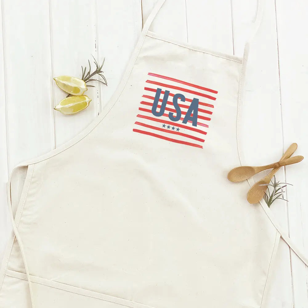 USA - Women's Apron White Helen