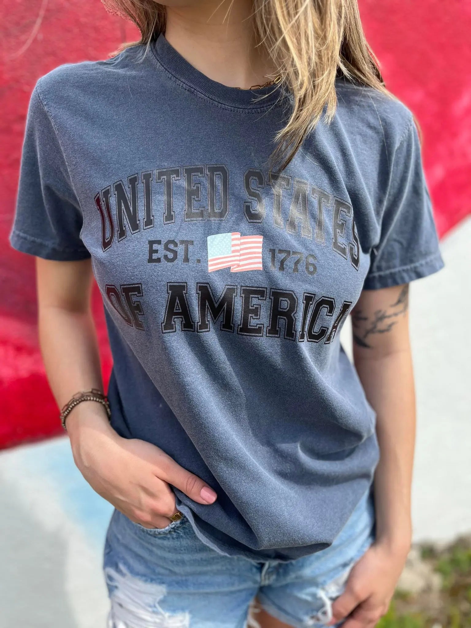 United States Of America Tee Blush Hector