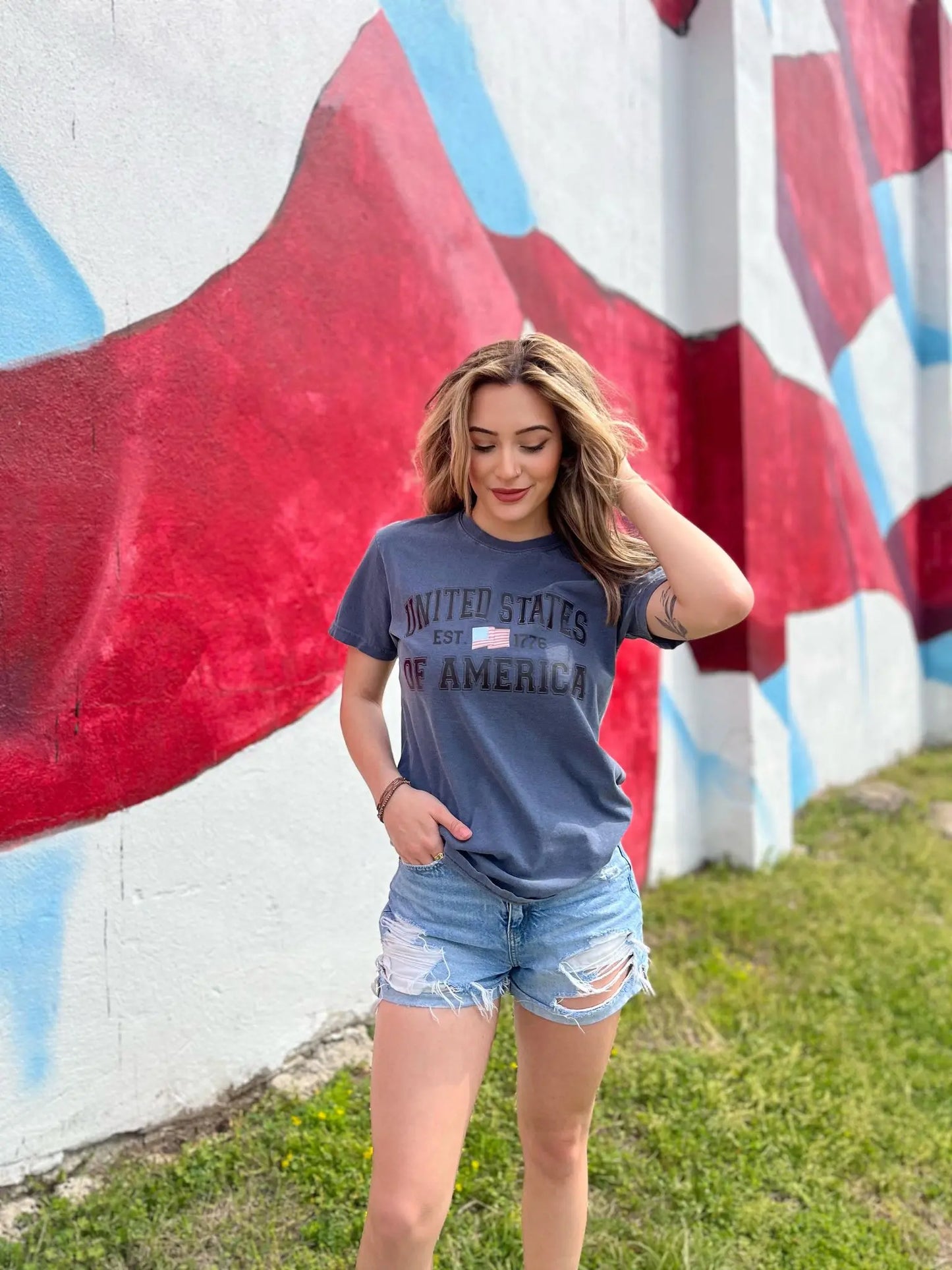 United States Of America Tee Blush Hector