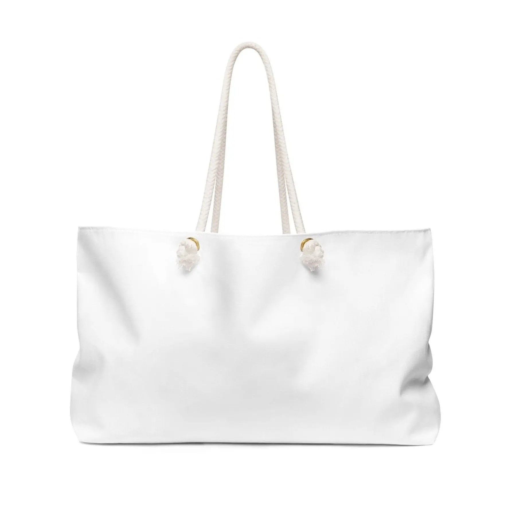 Weekender Tote Bag,  White Grey Coco